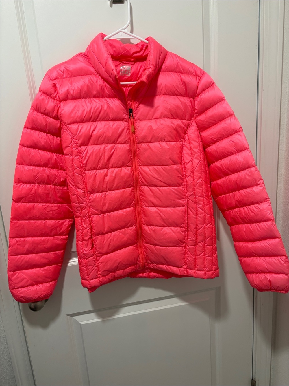 32 Degrees Hot Pink Lightweight Puffer Jacket